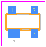 BFG520 - Nexperia PCB footprint - Other - Other - SOT-143B_FFW
