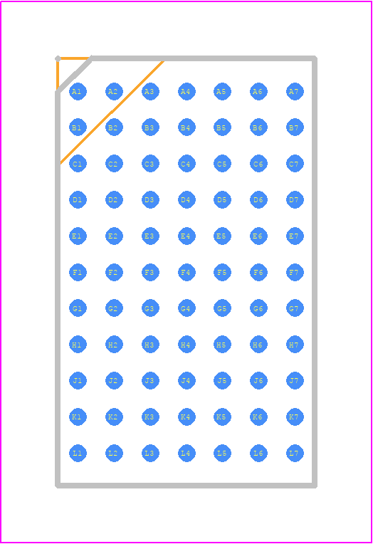 LTM4644MPY#PBF - Analog Devices PCB footprint - BGA - BGA - BGA Package 77-Lead (15.00mm × 9.00mm × 5.01mm)