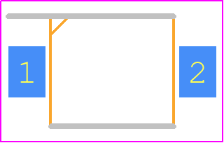 QSB34CGR - onsemi PCB footprint - Small Outline Diode - Small Outline Diode - PLCC2L