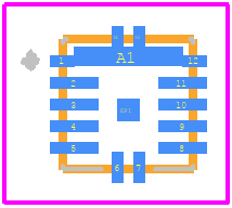 MP2229GQ-P - Monolithic Power Systems (MPS) PCB footprint - Other - Other - MP2229GQ-P-6