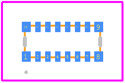 EXB-2HV562JV - Panasonic PCB footprint - Other - Other - 2H(0602×8)
