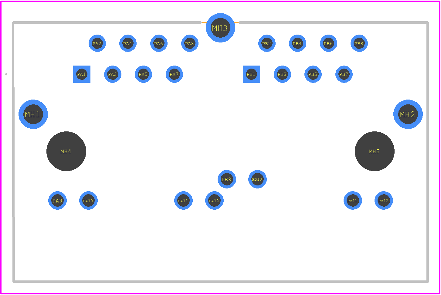 5-2301996-6 - TE Connectivity PCB footprint - Other - Other - 5-2301996-6-1
