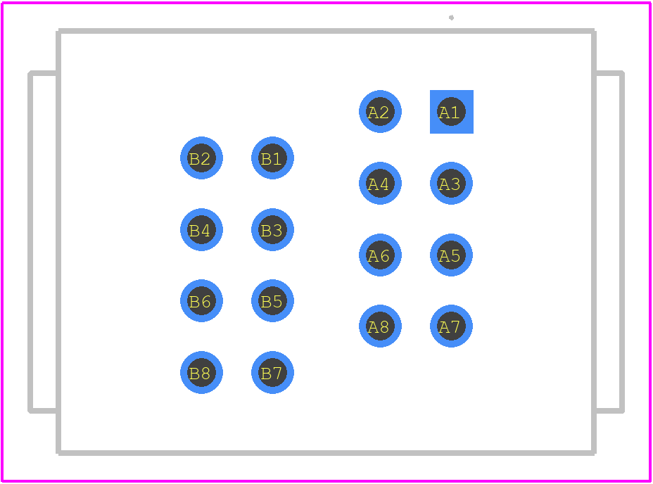 2102442-1 - TE Connectivity PCB footprint - Other - Other - 2102442-1-4