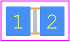 CV201210-2R2K - Bourns PCB footprint - Inductors Chip - Inductors Chip - 0805 (2012 metric)