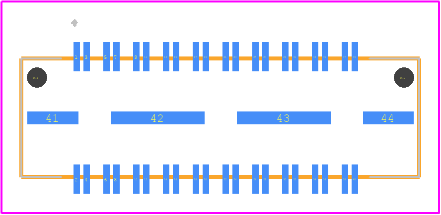 QTH-020-01-H-D-DP-A - SAMTEC PCB footprint - Other - Other - QTH-020-01-H-D-DP-A-3