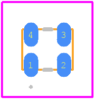 DSC1001DI1-004.9152 - Microchip PCB footprint - Other - Other - 4-Lead Very Thin Plastic Dual Flat, No Lead Package (J5A) - 2.5x2x0.9 mm Body [VDFN]
