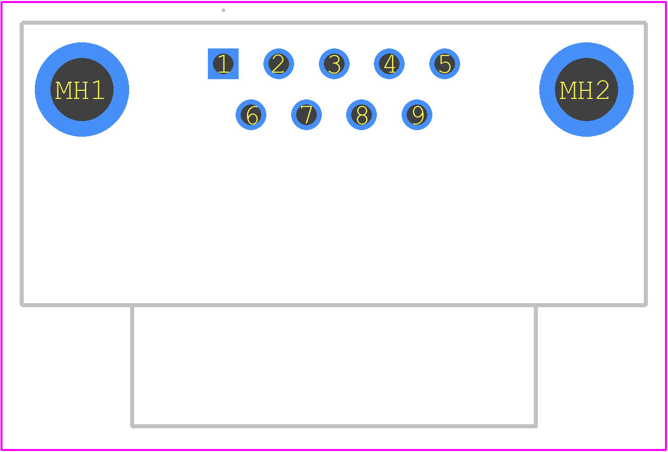 09661627816 - HARTING PCB footprint - Other - Other - 09661627816-1