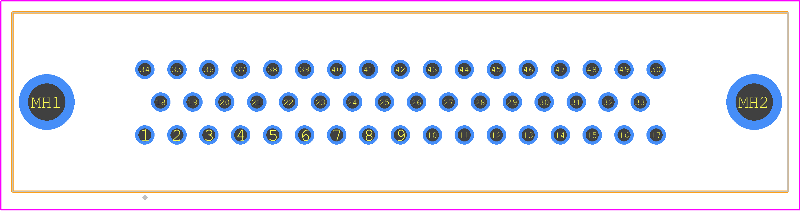 09665116502 - HARTING PCB footprint - Other - Other - 09665116502-1