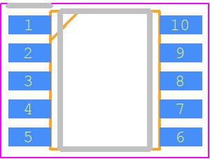FL5150MX - onsemi PCB footprint - Small Outline Packages - Small Outline Packages - SOIC10, 4.9x6.0, 1.0P