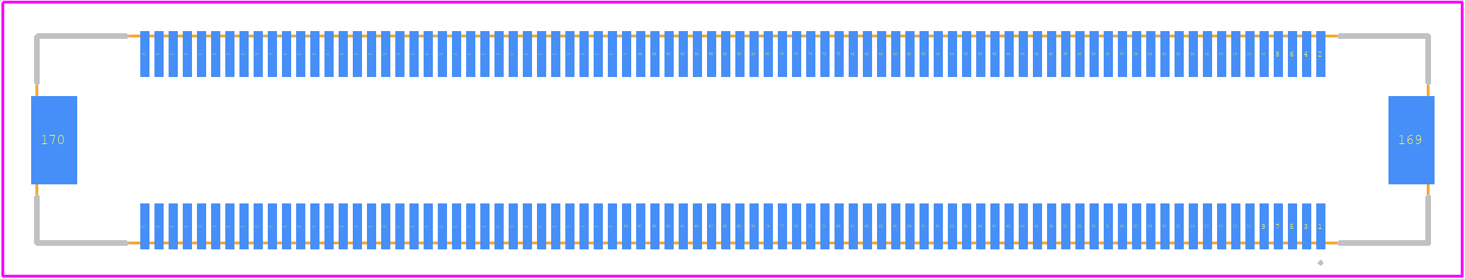 FX10B-168S-SV(21) - Hirose PCB footprint - Other - Other - FX10B-168S-SV(21)-2