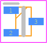 FMMT558QTA - Diodes Incorporated PCB footprint - SOT23 (3-Pin) - SOT23 (3-Pin) - SOT23 (Type DN)