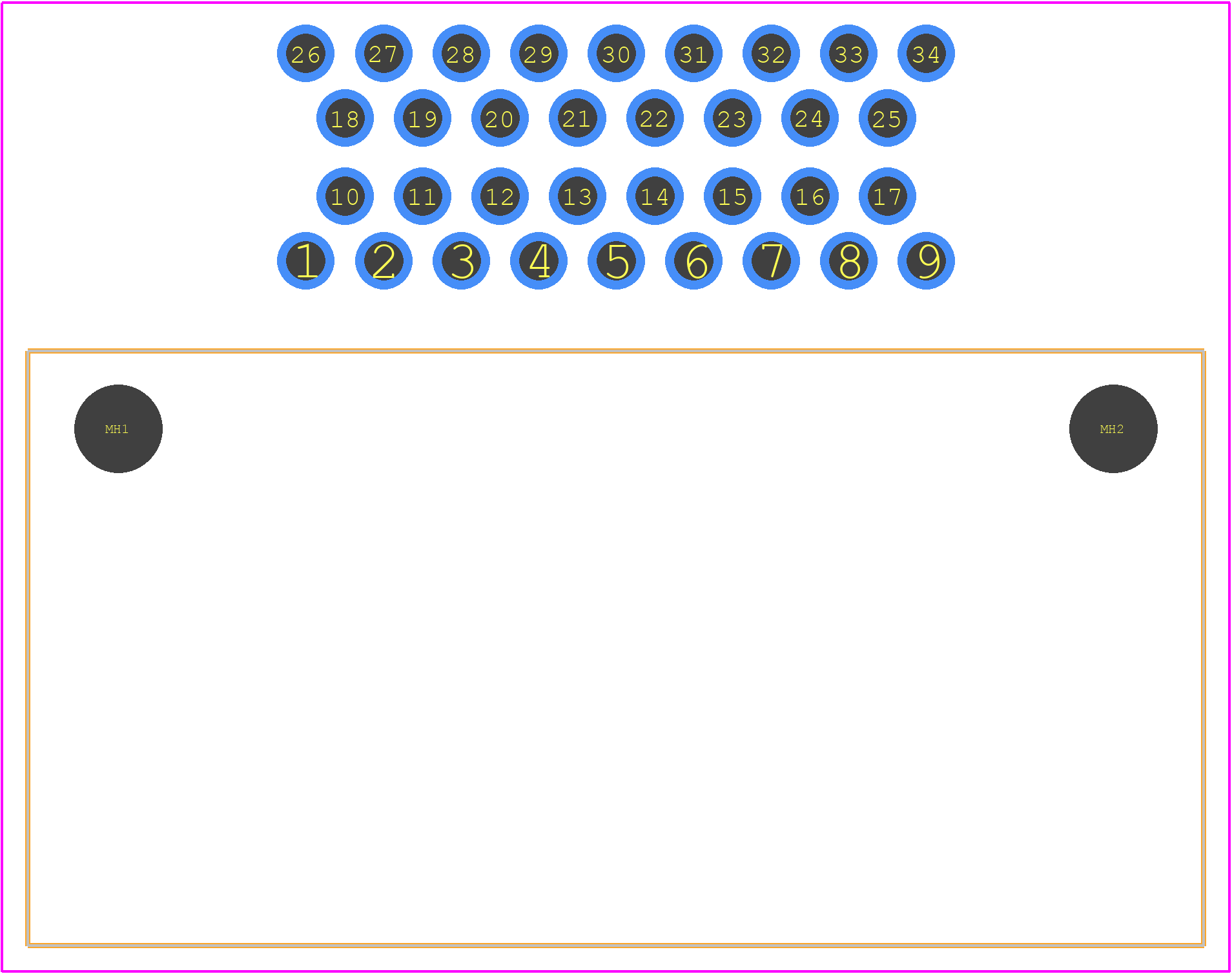 2-6437285-5 - TE Connectivity PCB footprint - Other - Other - 2-6437285-5-3