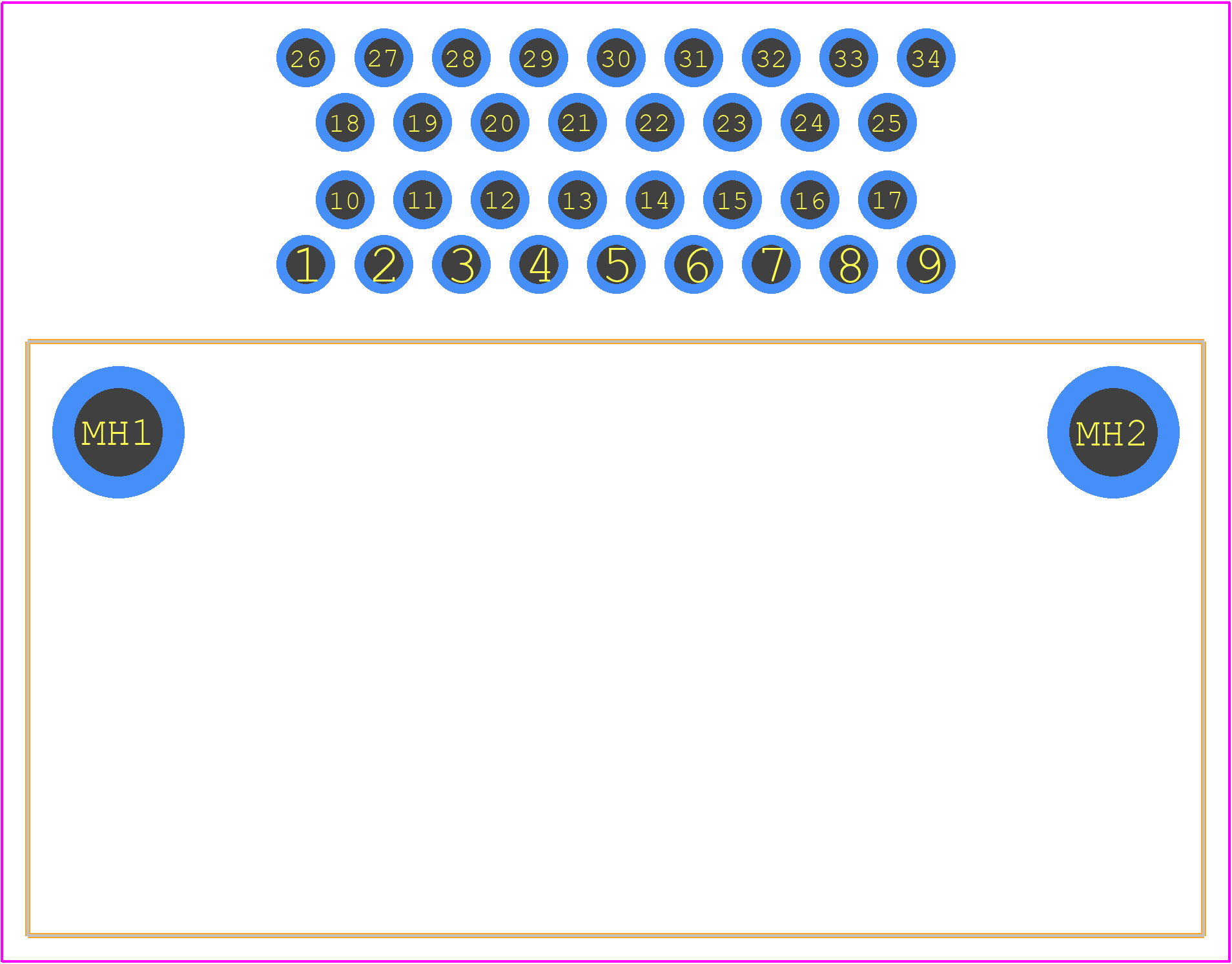 3-6437285-0 - TE Connectivity PCB footprint - Other - Other - 3-6437285-0-3