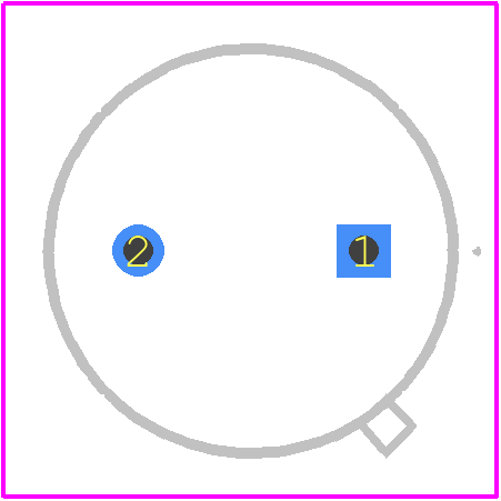 S2386-5K - Hamamatsu PCB footprint - Other - Other - 9.1mm x 9.1mm x 4.1mm