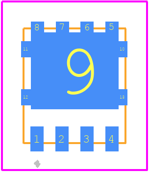 STL58N3LLH5 - STMicroelectronics PCB footprint - Other - Other -  PowerFLAT™ 5x6