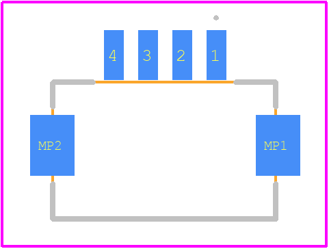 DF13-4P-1.25H(21) - Hirose PCB footprint - Other - Other - DF13-4P-1.25H(21)-5