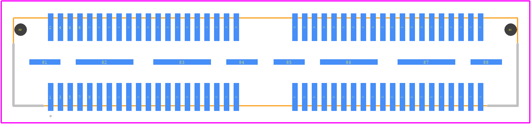 QSE-040-01-F-D-A - SAMTEC PCB footprint - Other - Other - QSE-040-01-F-D-A-2