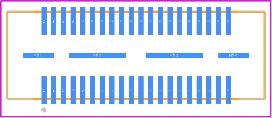 QSE-020-01-F-D - SAMTEC PCB footprint - Other - Other - QSE-020-01-F-D-6