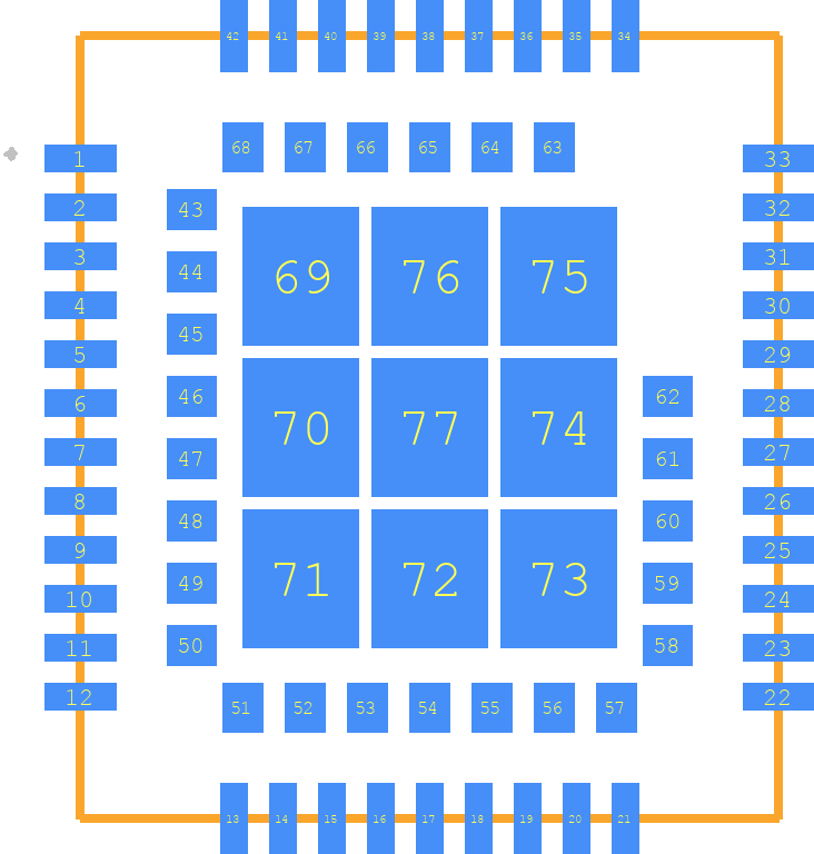 SIM800C-DS - SIMCOM PCB footprint - Other - Other - SIM868
