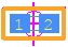 RC0201FR-0727K4L - KEMET PCB footprint - Resistor Chip - Resistor Chip - RC0201