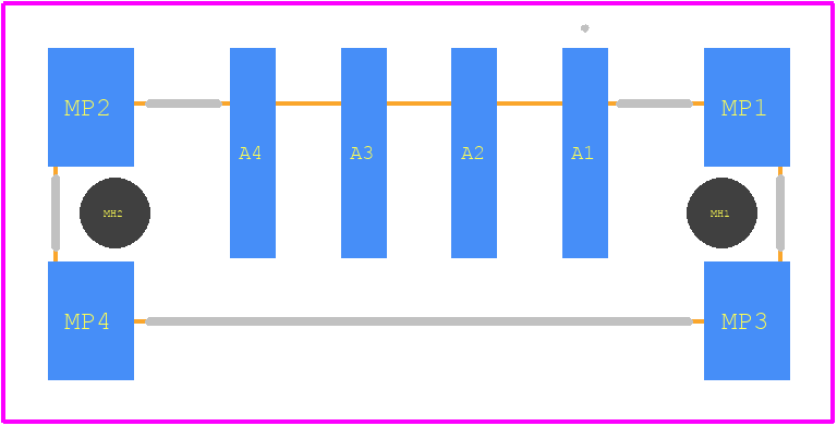 384462 - TE Connectivity PCB footprint - Other - Other - 384462-3
