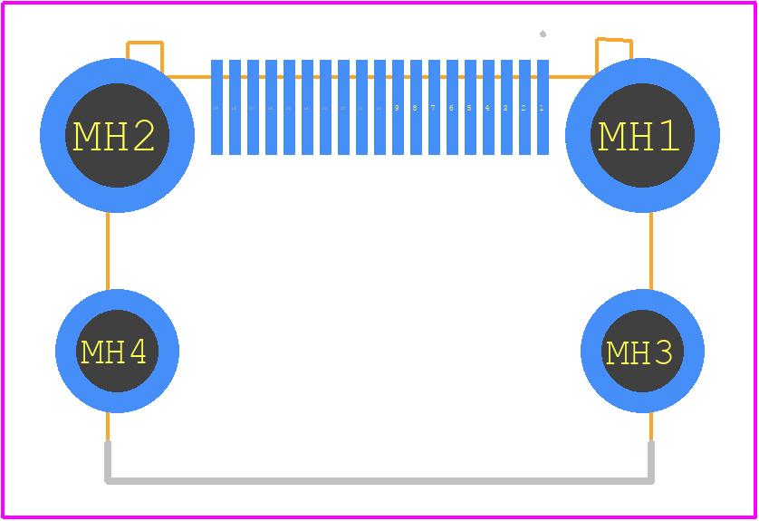 500254-1927 - Molex PCB footprint - Other - Other - 500254-1927-2