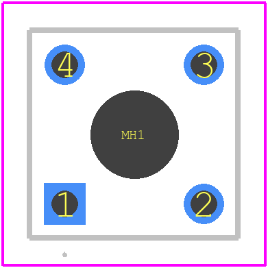 CP41B-WES-CM0P0234 - CREE LED PCB footprint - Other - Other - CP41B-WES-CM0P0234-2