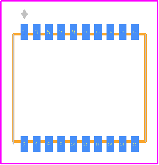 FSI-110-03-G-D - SAMTEC PCB footprint - Other - Other - FSI-110-03-G-D-3