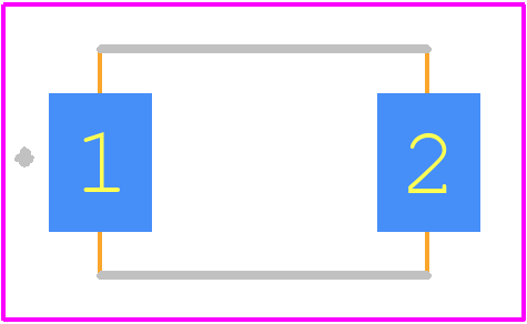 SMD250F/15-2920-2 - LITTELFUSE PCB footprint - Other - Other - SMD030F-