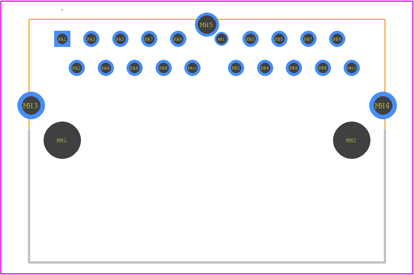 2301996-4 - TE Connectivity PCB footprint - Other - Other - 2301996-4-4