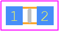 MCWR06X1401FTL - Multicomp Pro PCB footprint - Resistor Chip - Resistor Chip - MCWR06X1801FTL