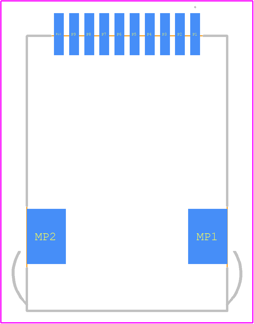 ARJ-102S-T - ABRACON PCB footprint - Other - Other - ARJ-102S-T-1