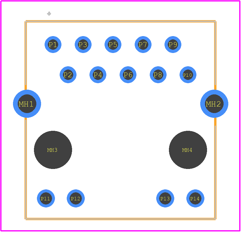 5-2301995-4 - TE Connectivity PCB footprint - Other - Other - 5-2301995-4-2