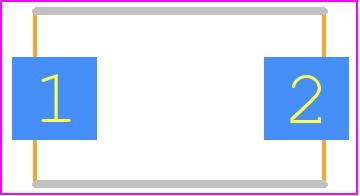 0459.500UR - LITTELFUSE PCB footprint - Fuses Moulded - Fuses Moulded - 2-SMD, J-Lead_2022