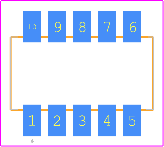 90HBW05PT - Grayhill PCB footprint - Other - Other - 90HBW05PT-1