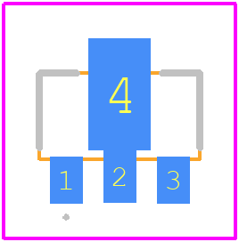 AZ1117CR-5.0TRG1 - Diodes Incorporated PCB footprint - Other - Other - SOT89_2022