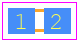 0402YA470JAT2A - Kyocera AVX PCB footprint - Capacitor Chip Non-polarised - Capacitor Chip Non-polarised - AVX0402(THICKNESS 0.56MM)