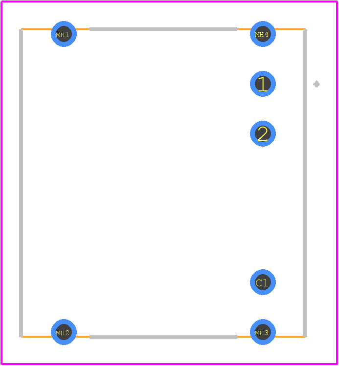 SK15BG13 - NKK Switches PCB footprint - Other - Other - SK15BG13-1