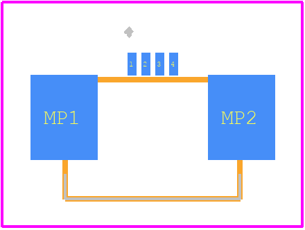 52745-0433 - Molex PCB footprint - Other - Other - 52745-0433-1