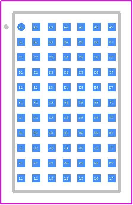 LTM8061EV-4.1#PBF - Analog Devices PCB footprint - Other - Other - LGA Package 77-Lead (15mm × 9mm × 4.32mm)