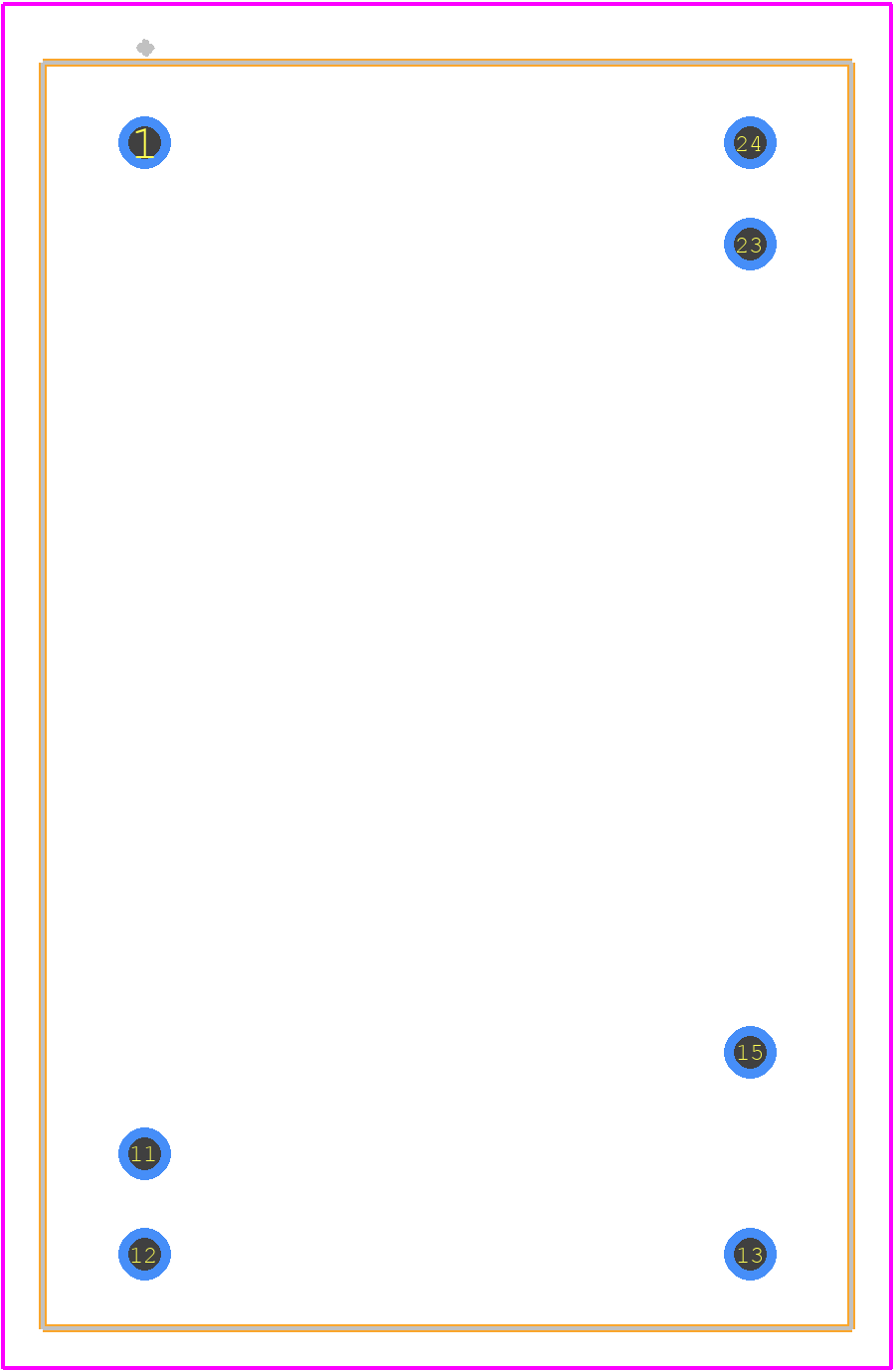 PXCM1024WD15A - TDK PCB footprint - Other - Other - PXCM1048WS12A