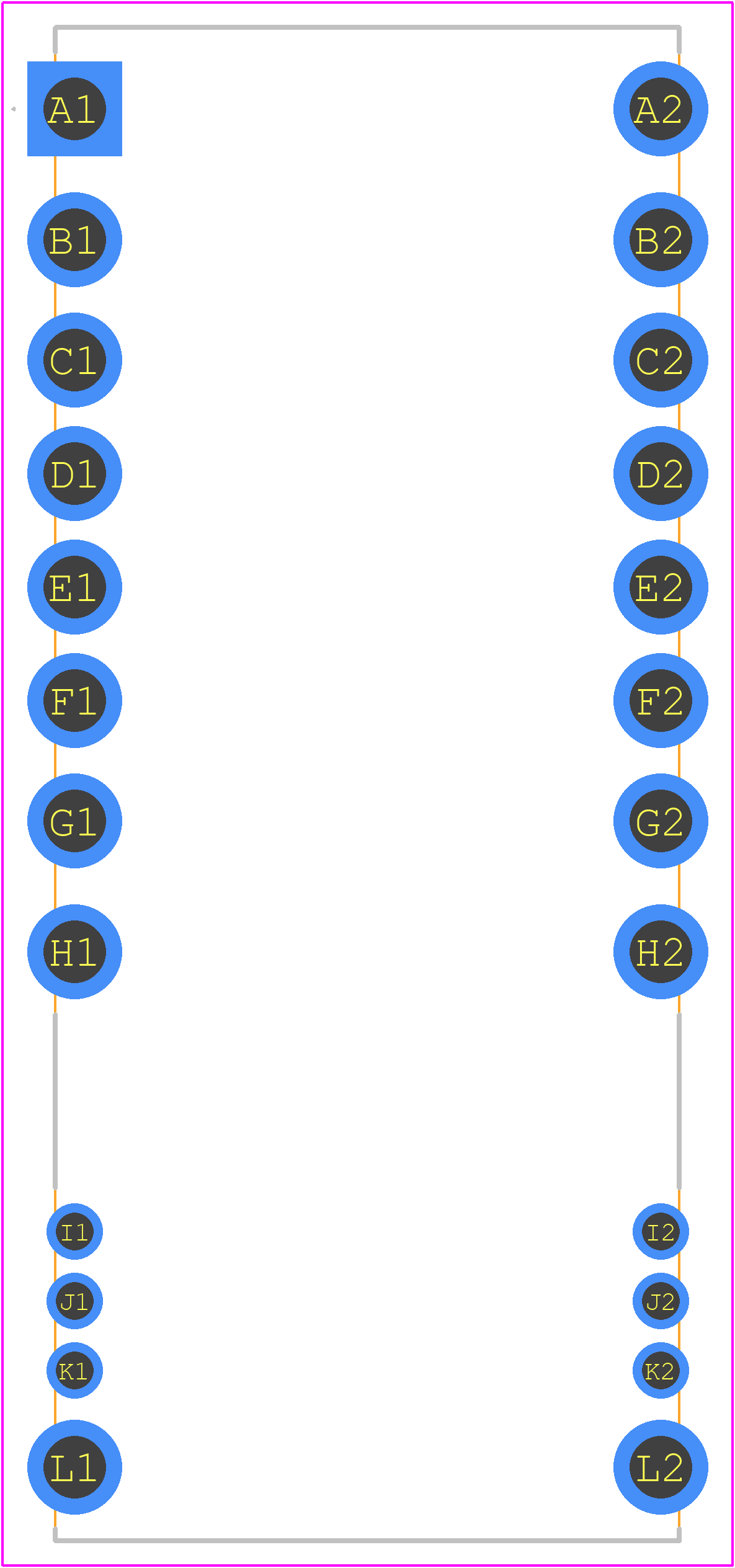 BCM6123TD1E13A3T01 - VICOR PCB footprint - Other - Other - 61.00 x 25.14 x 7.21mm