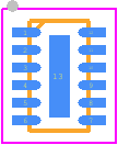 VEMI65AB-HCI-GS08 - Vishay PCB footprint - Small Outline No-lead - Small Outline No-lead - LLP2513-13L