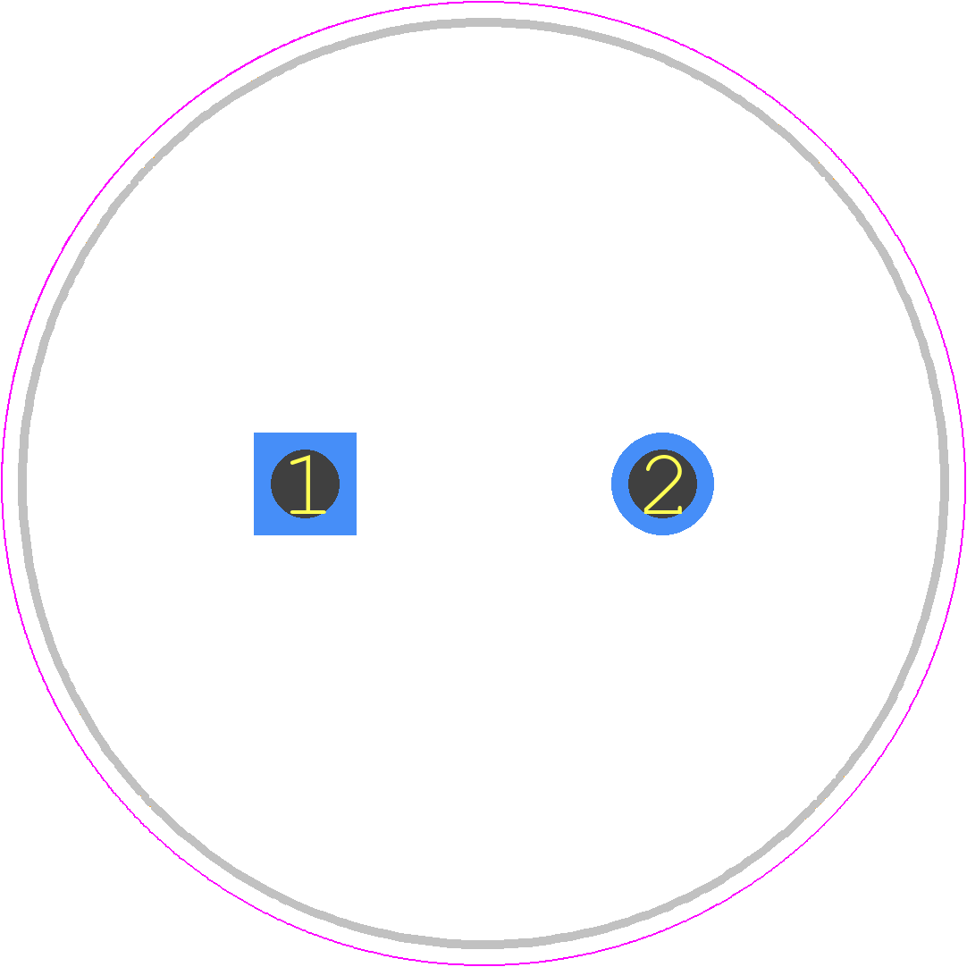 B43640A9477M - TDK PCB footprint - Capacitor, Polarized Radial Diameter - Capacitor, Polarized Radial Diameter - B43640A9477M