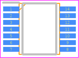 TLD5097EL - Infineon PCB footprint - Small Outline Packages - Small Outline Packages - TLD5097EL