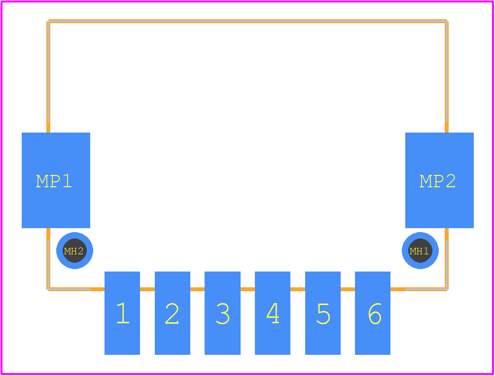 5-147278-5 - TE Connectivity PCB footprint - Other - Other - 5-147278-5-6
