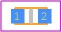 BLM18AG221BH1D - Murata Electronics PCB footprint - Other - Other - BLM18_1 L=1.6 W=0.8 T=0.8