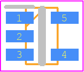 HN4C51J(TE85L,F) - Toshiba PCB footprint - SOT23 (5-Pin) - SOT23 (5-Pin) - smv