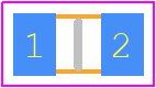 RK73H2ARTTD1000D - KOA Speer PCB footprint - Resistor Chip - Resistor Chip - 2A