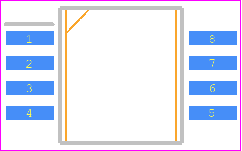 SN65HVD11SHKQ - Texas Instruments PCB footprint - Small Outline Packages - Small Outline Packages - SN65HVD11SHKQ